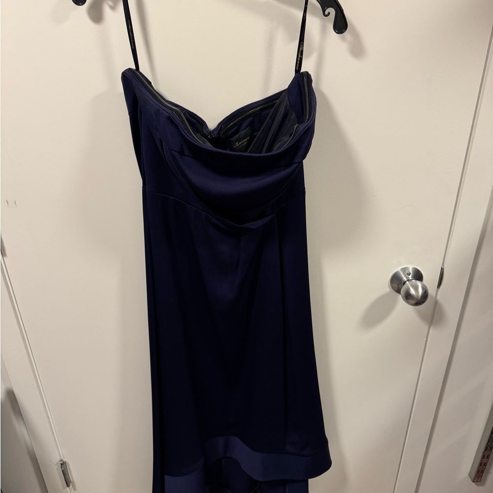 Shoshana Midnight Strapless High-Lo Dress